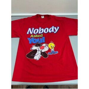 Vintage Looney Tunes T-shirt Sylvester and Tweety Bird Size Large